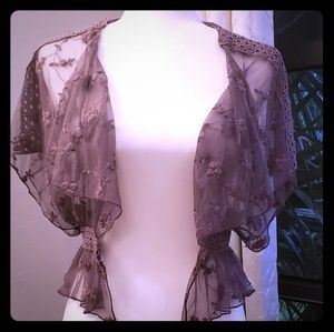 Beautiful  lace shrug.